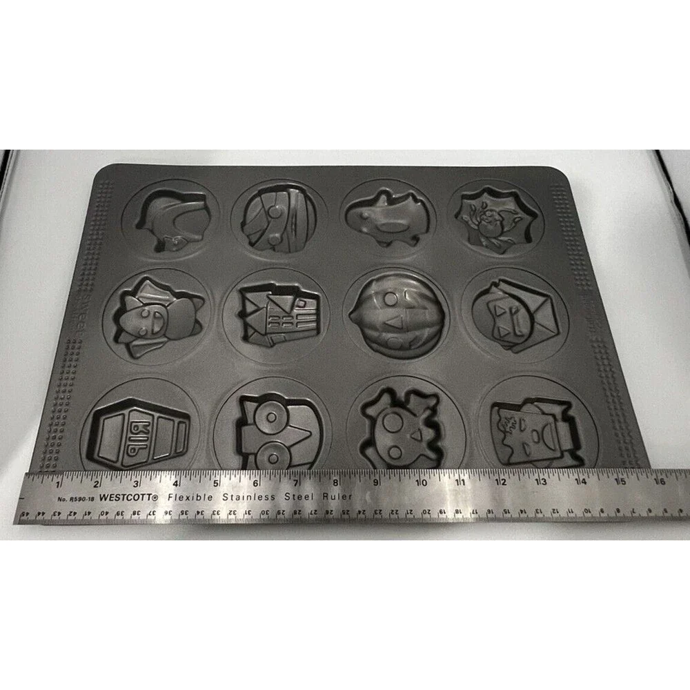 Halloween Cookie Sheet Pan 12-Cavity Nonstick Sweet Creations Baking Tray Spooky